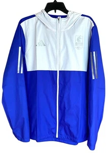 2025 Adidas Boston Marathon Running Hooded Volunteer Jacket - NEW - SHIPS FREE - Picture 1 of 9