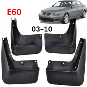 For BMW 5 Series E60 04-10 Mud Flaps Car Mudguards SetOEM Styled Splash Guards - Picture 1 of 6