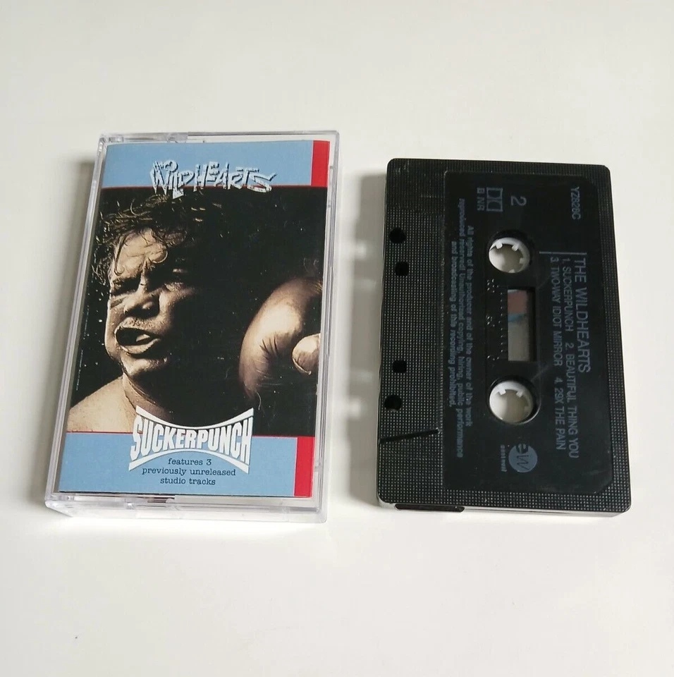 THE WILDHEARTS SUCKERPUNCH CASSETTE TAPE WARNER EASTWEST UK 1994 - Image 1 of 1