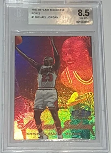 1997-98 Flair Showcase Row 2 tarjeta de Michael Jordan - BGS 8,5 - Chicago Bulls - Imagen 1 de 1