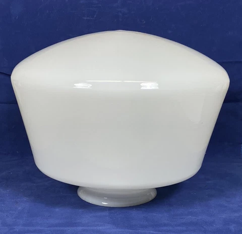 Antique 9.5"D SCHOOLHOUSE Light Shade, No Cracks, Clean, Authentic, Original Cover