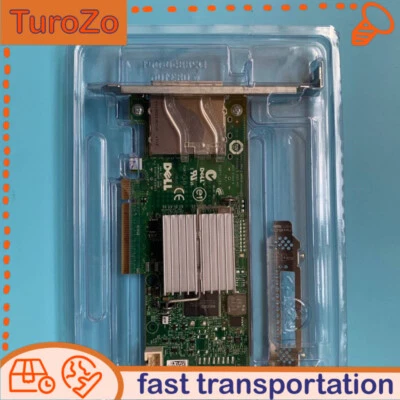 Dell Dual Port External SAS 6Gb Host Bus Adapter HBA H200E T Mode 12DNW - Image 1 of 4