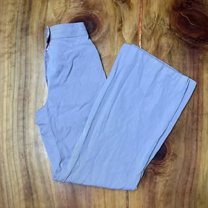 Vintage 70's Imagnin Wool Pants 44 Harryman Paris Bell Bottom wide lavender P25 - Picture 1 of 6