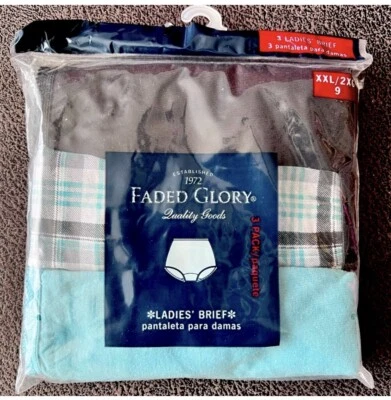 womans 3 pack Briefs - XXL/2X - Image 1 of 4