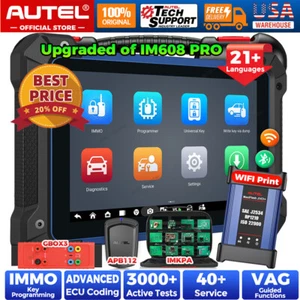 2025 Autel MaxiIM IM608S II+GBOX3+APB112+IMKPA IMMO Key Programming for Benz BMW - Imagen 1 de 14