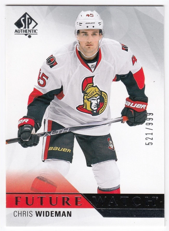 2015-16 Upper Deck SP Authentic Future Watch CHRIS WIDEMAN #196 #521/999 UD RC - Image 1 of 1