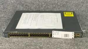 5 Cisco Catalyst Network Ethernet Switch 3750 Series 48-Port WS-C3750-48TS-S - Picture 1 of 20
