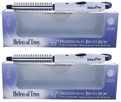 Pack Of 2 - Helen Of Troy Brush Iron 1/2" #1512 - Brand New - Image 1 of 2