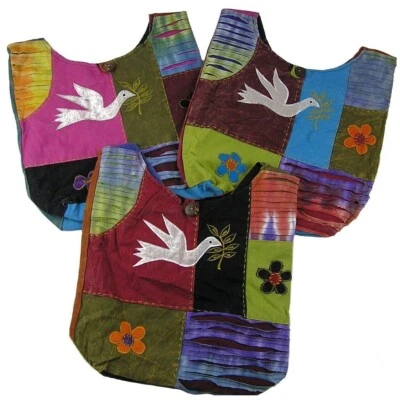 SIMANDRA Patchwork Tasche Umhängetasche Handtasche Tragetasche Schultertasche Tiermotiv