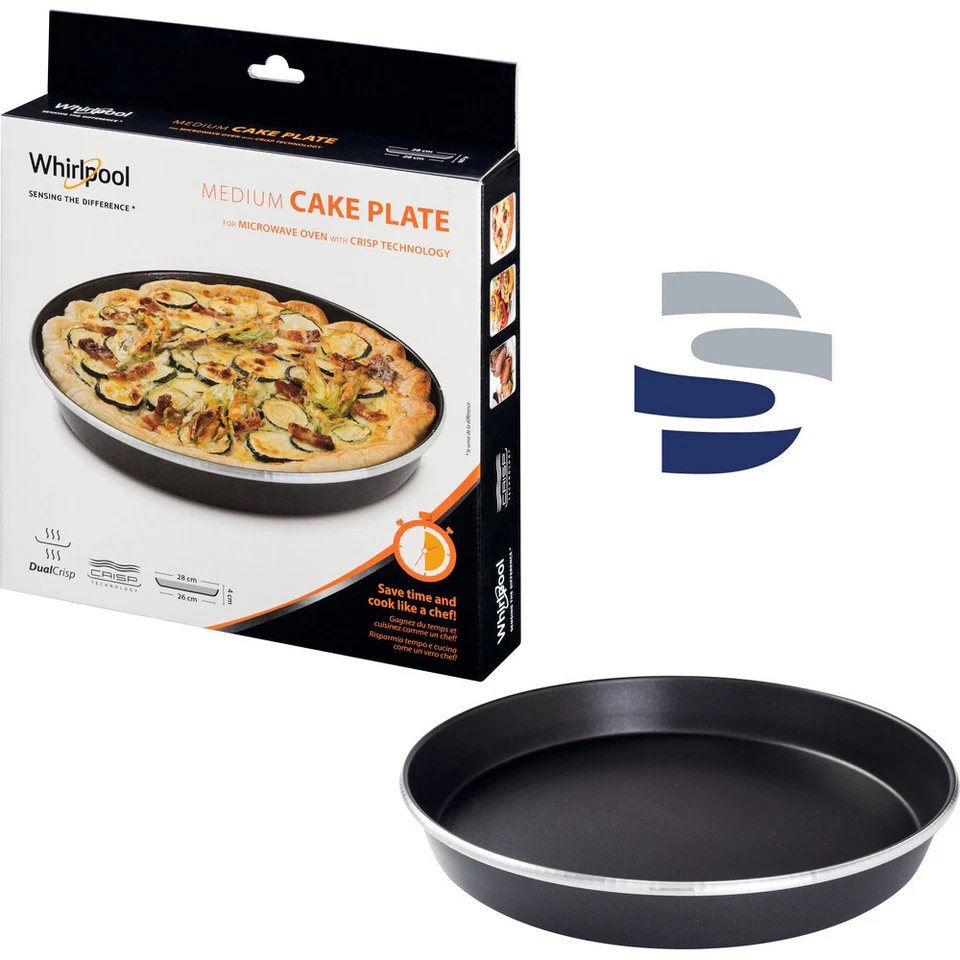 ACCESSORIO TORTIERA PIATTO CRISP BASE 28 cm WHIRLPOOL MICROONDE AVM280