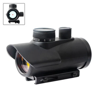 Hunting Red Dot Reflex Optic Sight Scope 20mm Picatinny Rail rifle Pistol Mount - Image 1 of 4