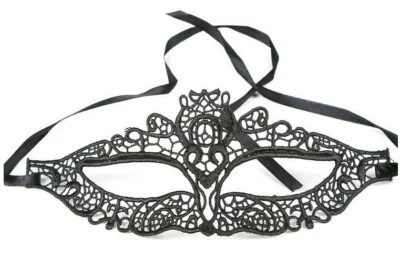 Lace Eye Mask Venetian Masquerade Ball Halloween Party Fancy Dress Costume - Image 1 of 4