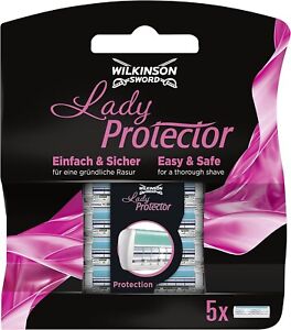 Lames de rasoir Wilkinson Sword Lady Protector Femme 5 recharges de 2 lames NEW