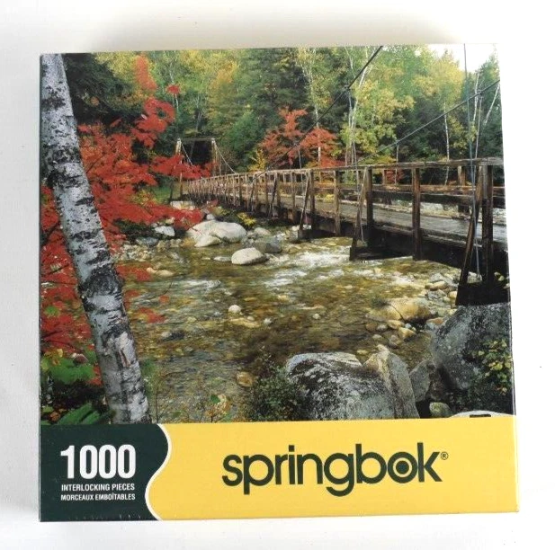 Footbridge to Nature  Springbok 1000 piece puzzle - Image 1 of 1