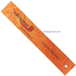 “Orange Blossom” SALE (10 Packets) Auroshikha Incense Sticks 100gm - Picture 1 of 1