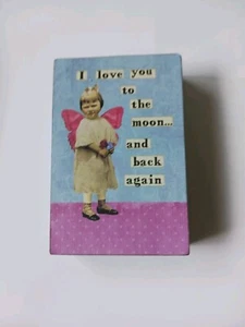 Love You To The Moon And Back Wooden Decorative Art Piece - Picture 1 of 2