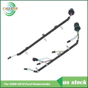 For Ford Powerstroke 08 09-10 6.4L Fuel Injector Wiring Harness Kit 8C3Z9D930AA - Foto 1 di 11
