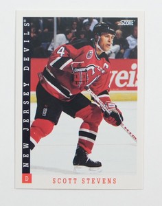 1993-94 Score Hockey Card #111 Scott Stevens