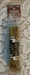 72” Rawhide Work Boots - Hiking Laces Gold & Tan 1 Pair U.S.A. NEW - Picture 1 of 2