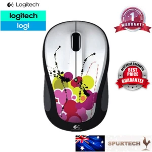 Logitech M325 Wireless Mouse Artist Collection White Glamour - Picture 1 of 3
