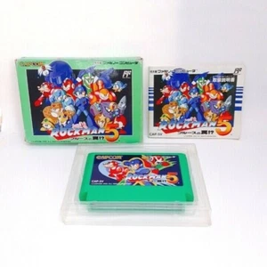 Rockman 5 Famicom NES FC Nintendo CAPCOM Mega Man Japan Box Manual - Picture 1 of 12