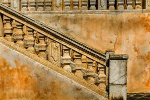 Stone steps Sicily architecture fine art wall art office art enlargement texture - Picture 1 of 1