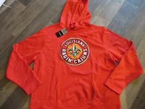 Felpa con cappuccio ULL Louisiana Lafayette Ragin Cajuns uomo 2XL nuova con etichette spedizione gratuita - Foto 1 di 4