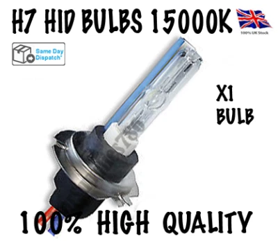 1X XENON HID BULB 35W H7 METAL BASE 15000K *BEST QUALITY* - Image 1 of 4