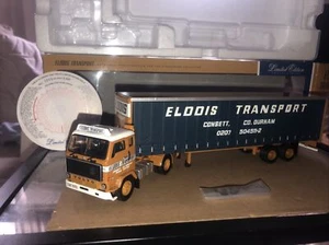 CORGI VOLVO F88 TAUTLINER TRUCK ELDDIS TRANSPORT 1/50 #CC13103 Cert#1773 - Picture 1 of 10