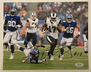 Robert Woods Los Angeles Rams Signed 8" x 10” PSA COA - Picture 1 of 3