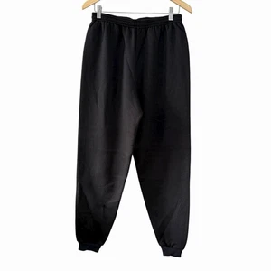 Vintage 90s JC Penney Unisex USA Olympics Sweatpants Size L Made in USA Fleece Black - Bild 1 von 10