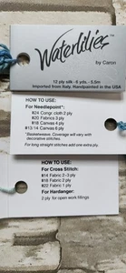 Caron Waterlilies  YOU CHOOSE 12-Ply Silk Floss Thread 6 yards - Picture 1 of 19