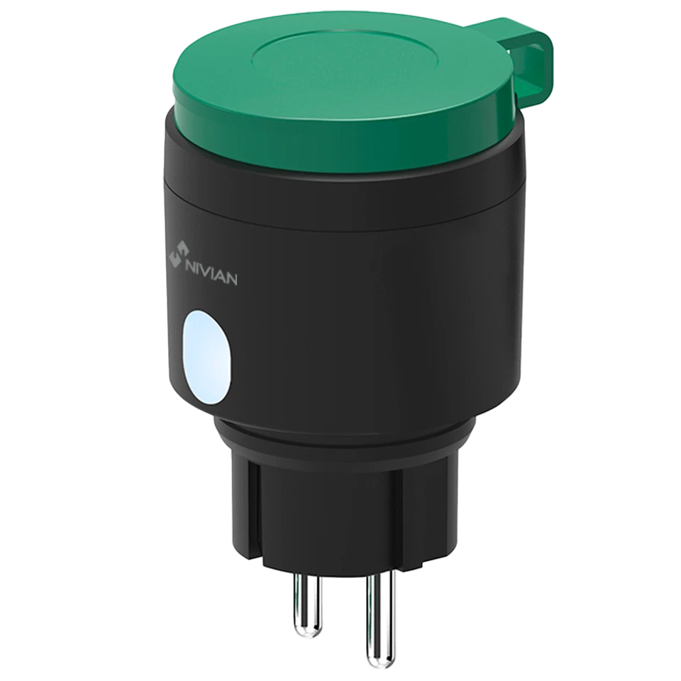 Nivian Retail NVS-GARDENSOCKETF-W - Enchufe inteligente para jardín, WiFi 2.4 GH - Imagen 1 de 1