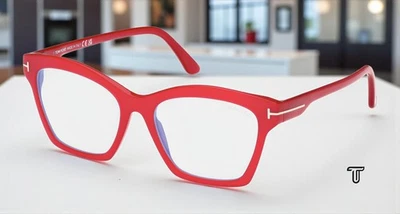 Gafas para mujer Tom Ford FT5965 B 075 BB brillantes fuxia 53 mm Foto 1 de 4