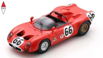 1/43 SPARK ALFA ROMEO 33 SPIDER TEAM AUTODELTA N 66 12h SEBRING 1967 - Immagine 1 di 3