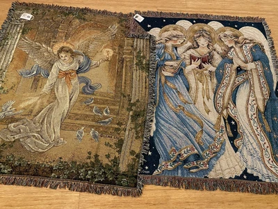 Nuevo Lote Tapiz Ángel Manual Talla 50" X 60 Foto 1 de 4