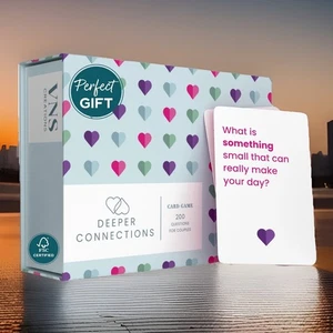 🆕TIEFERE VERBINDUNGEN✨Paare verbinden sich wieder✨200 Beziehungsfragen✨Romantisches Spiel - Bild 1 von 9