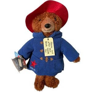 Paddington Bear Plush Stuffed Animal Teddy Bear Yottoy Macy's Coat Hat 2014 14" - Picture 1 of 9