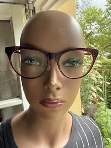 Brille Lennox F15 7679 Neuwert/Optiker Pink Schwarz Kariert Sehr Chic🌺🌺🌺🌺 - Bild 1 von 9