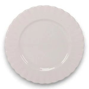 Royal Albert Reverie White Fluted Bread Plate 6 1/2" Bone China England - Picture 1 of 3