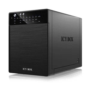 ICY BOX IB-RD3640SU3 4fach RAID System 3,5" SATA III HDD Gehäuse USB 3.0 + eSATA - Bild 1 von 3
