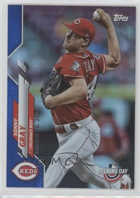 2020 Topps Opening Day Opening Day Edition Blue Foil /2020 Sonny Gray #174 - Image 1 of 2