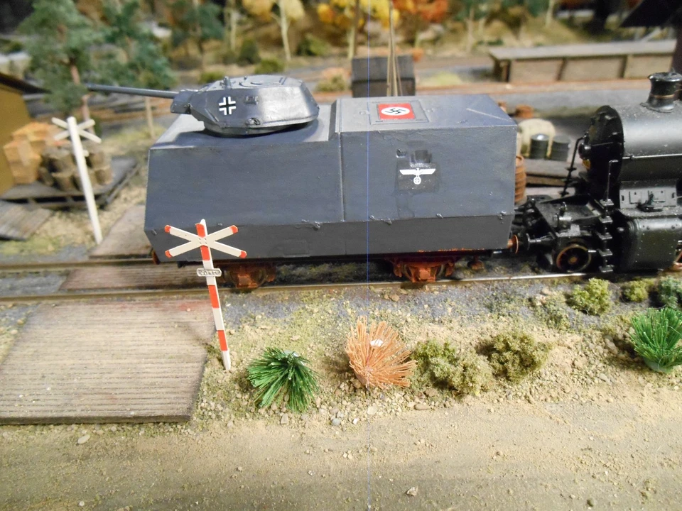 HO Roco Minitank German Armored Car A2164 Custom Hand Painted - Image 1 of 3