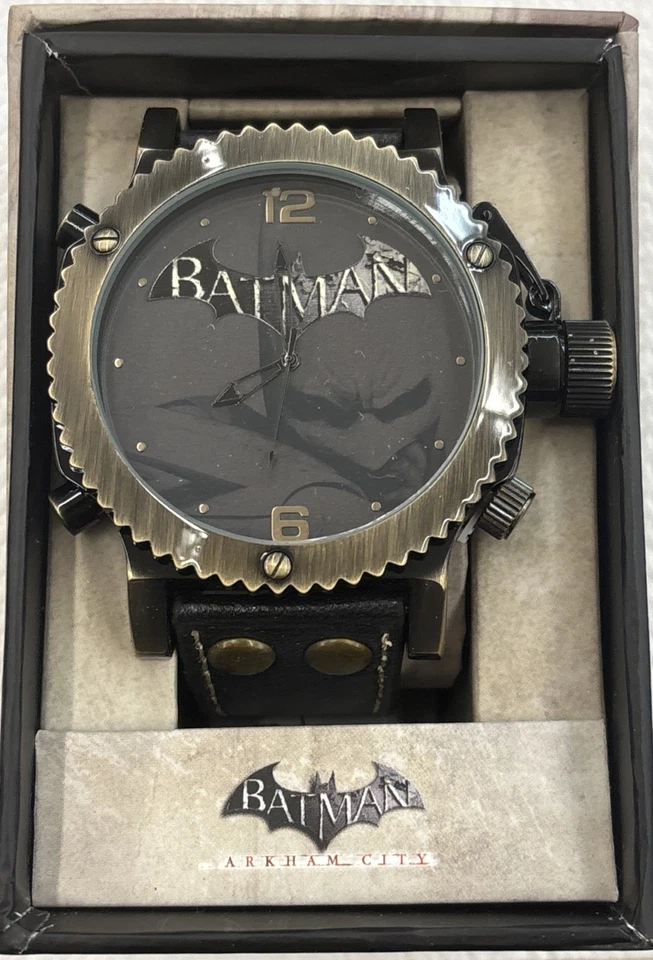 Reloj Batman Arkham City Accutime DC Comics nuevo en caja Foto 1 de 4