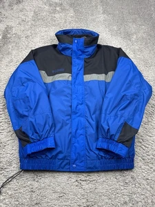 Columbia Jacket Men Large Blue Black Bugaboo Interchange Omni-Tech 3-in-1 Fleece - Picture 1 of 13