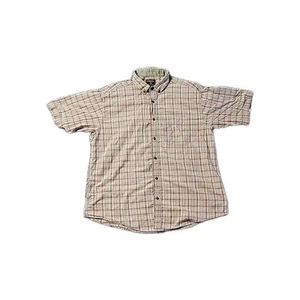 Camisa de hombre Woolrich manga corta con botones talla XL a cuadros - Imagen 1 de 5