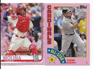 Topps On Demand Mini 2019/25 Yadier Molina Pink Mini X2 - Cardenales de San Luis - Imagen 1 de 1