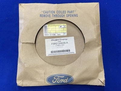 Cable de freno de estacionamiento Ford genuino NOS F5RZ-2A635-A Foto 1 de 4