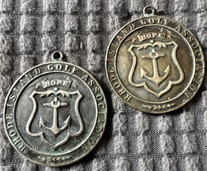Two 1915 Silver Medals-Rhode Island Golf Assoc.-Sterling-37.2 g - Picture 1 of 6