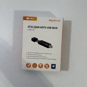 MyGica ATSC QAM HDTV USB Stick A681B Windows 10 USB2.0 TV Tuner Recorder New - Picture 1 of 7